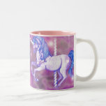 Hübsche Karussellunicorn-Kunst Kaffee Tasse