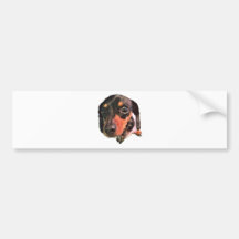 Hübsche rosa Welpen-Prinzessin Auto Sticker