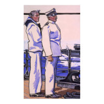 Hübsche Seeleute, Kunst WW1 1917 poster