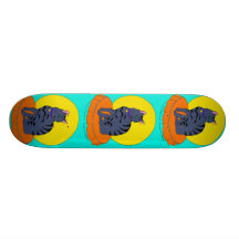 Hübscher grauer Kitty Individuelle Decks