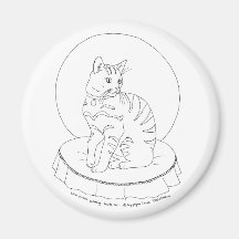 Hübscher Kitty Magnete