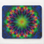 Hübsches dunkelblaues und grünes Mousepad