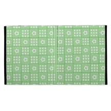 Hübsches grünes Blumen-Patchwork-Steppdecken-Muste