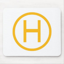Hubschrauber-Landeplatz Mousepad