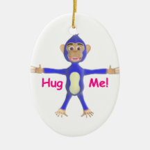 Hug Me Chimp Ornament