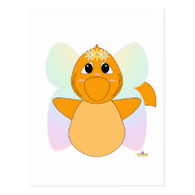 HuggableFlowerFairyGoldfish Postkarte