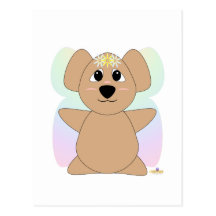 HuggableFlowerFairyKoalaBear Postkarte