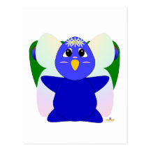 HuggableFlowerFairyPeacock Postkarten