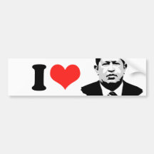 Hugo Chavez Autoaufkleber