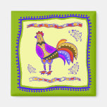 Huhn-Steppdecke Kühlschrankmagnet