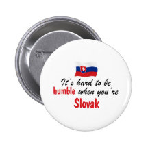 Humble Slovak Pinback Buttons