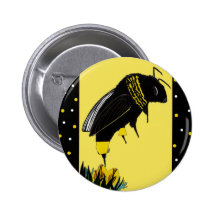 Hummel-Biene Anstecknadelbuttons