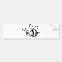 Hummel-Biene Autosticker