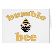 Hummel-Biene Grußkarte