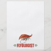 Humorvolle bindene Fliege, Fliegen-Fischen Flyerdruck
