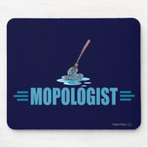 Humorvolles Mopp-Wischen Mauspad