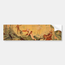 Humpty Dumpty, "korallenrote Grotte von hellem" Re Auto Sticker