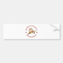 HUMPTY DUMPTY SAT AUF EINER WAND AUTOSTICKER