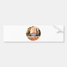 Humpty Dumpty SAT auf einer Wand im Märchenland Autosticker