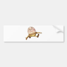Humpty Dumpty SAT auf Wand Auto Sticker