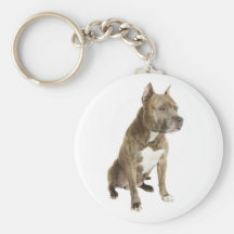 Hündchen Keychain amerikanischen Staffordshires Te Schlüsselband