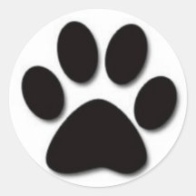Hundetatzen-Aufkleber