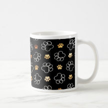 Hundewelpen-Tatze druckt Geschenke für Hundeliebha Teetassen