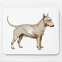 HUNDEzucht DES BULLTERRIER-1 Mauspads