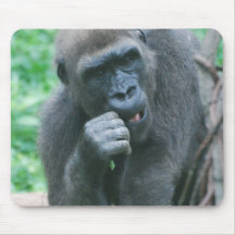 Hungrige Gorilla-Mausunterlage Mauspad