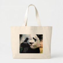 Hungriger Panda Einkaufstaschen