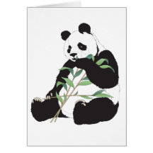 Hungriger Panda Karten