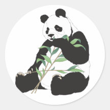 Hungriger Panda Sticker