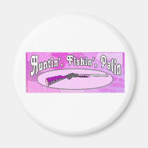 Huntin' Fishin' Palin Magnete