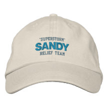 HURRIKAN-SANDY-Kappe Bestickte Baseballmützen