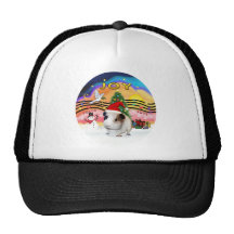 Hut Weihnachtsmusik 2 - Meerschweinchen 1 - Baseball Kappe