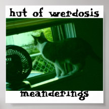 Hütte von werdosis Meanderings Poster