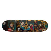 Hyakki Yako Japan yokai gotisches Skateboard Bedruckte Skateboarddecks