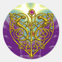 HYPER VALENTINE-MONOGRAMM aquamarines grünes lila  Sticker