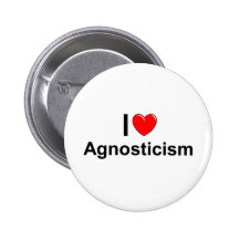 I Agnostizismus der Liebe-(Herz) Anstecknadelbutton