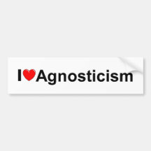 I Agnostizismus der Liebe-(Herz) Autosticker