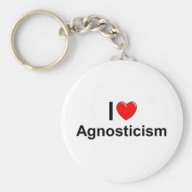 I Agnostizismus der Liebe-(Herz) Schlüsselanhänger