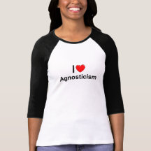 I Agnostizismus der Liebe-(Herz) T-shirt
