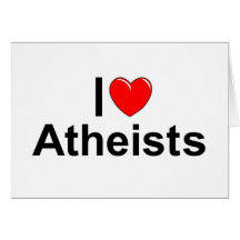 I Atheisten der Liebe-(Herz) Karte