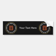 I ChingHexagram 42 I "Zunahme " Autosticker