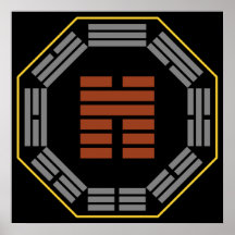 I ChingHexagram 45 Ts'ui "Ansammlung " Plakat