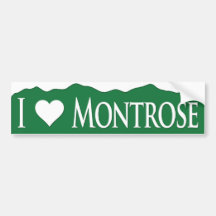 I <heart> Montrose Autosticker
