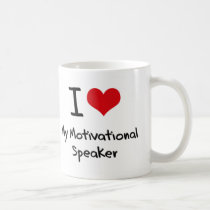 I heart My Motivational Speaker tassen