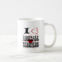 I Herz-Airedale-Terrier Teetasse