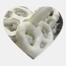 I Herz-Brezel-Aufkleber