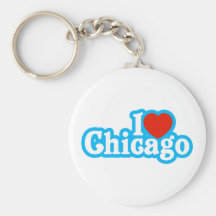 I Herz Chicago Schlüsselband